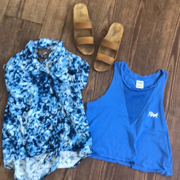 Victoria Secret top  another top and a pair of sho - Picture 4 of 8